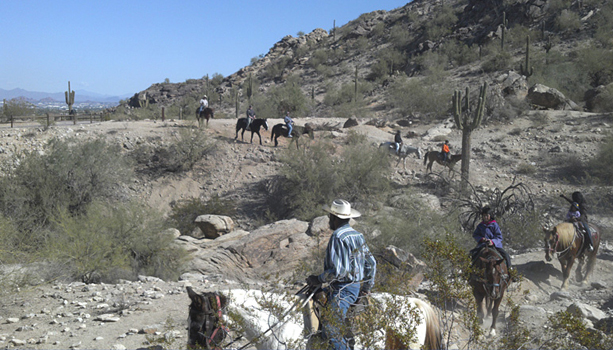 Riding In The Desert Southwest